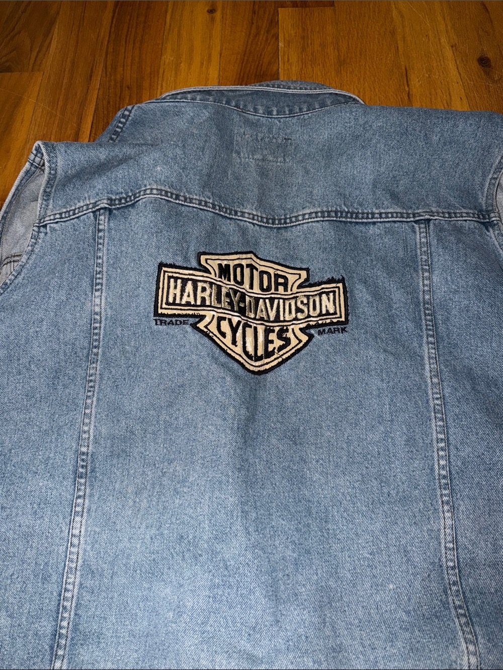 Harley-Davidson Light Blue Denim Vest